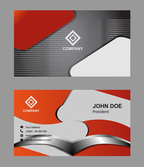 Business card background set
