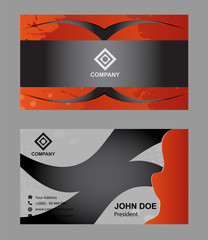 Abstract business card
