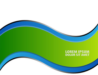 Green background vector infographic information graphic for message and text design
