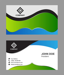 Fototapeta premium Vector business card 