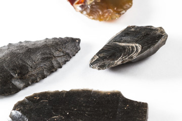 Native American obsidian knife