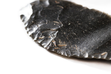 Native American obsidian knife