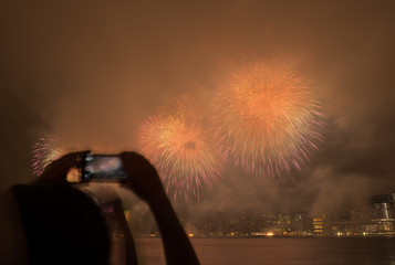 New York City celebrates Independence Day, 4th July 2016. - 115038706