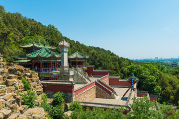Summer Palace scene. Summer Palace located in Beijing of China. It was royal garden.