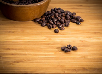 coffee beans on the table
