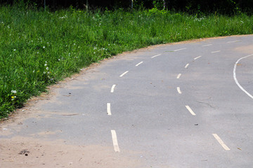 Obraz premium Road marking, arrow signs