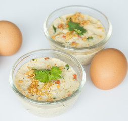 steamed egg custard