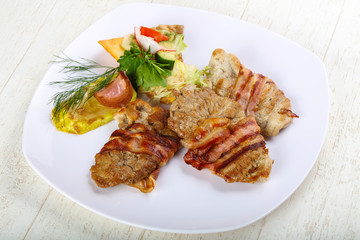 Baked pork
