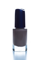 nail polish bottle on white background