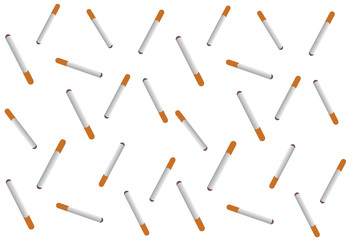 cigarettes and color background vector