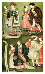 Obraz premium Augsburg bourgeoisie in Reinassance, XVI century