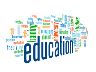 EDUCATION Vector Tag Cloud