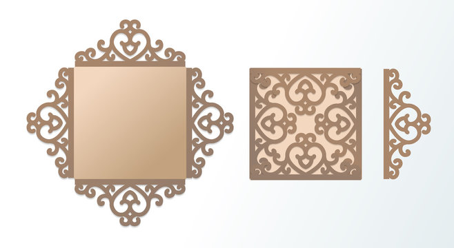 Vector cutout pattern in Eastern