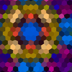 Pattern low poly hexagon style vector mosaic background