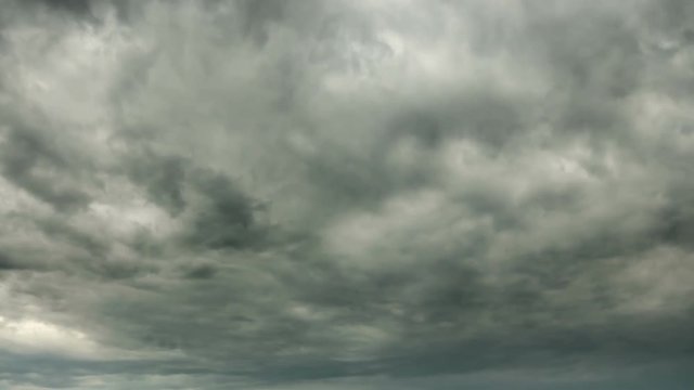 fast-moving storm clouds , timelapse