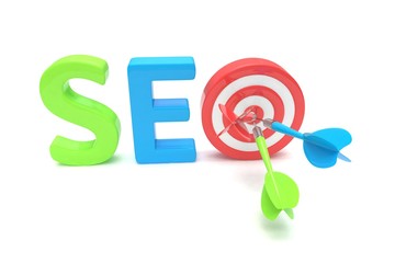 SEO concept. 3D illustration.