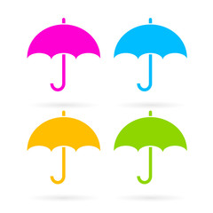 Fototapeta premium Umbrella vector icon