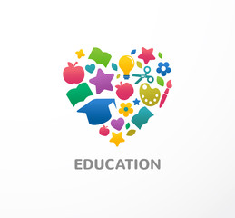 Education, learning, student and school icon