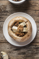 mushroom and cheese autumn ingredients