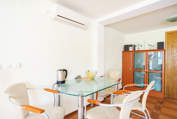 Interior of a guest house kitchen