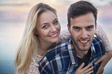 Fototapeta premium Portrait of couple in love