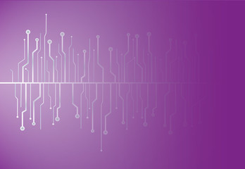 technology line symbol background vector
