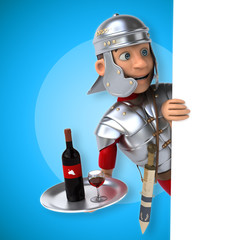 Naklejka premium Roman soldier