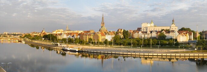 Panorama starego miasta w Szczecinie,Polska © Mike Mareen