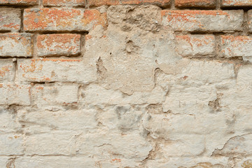 Brick texture with scratches and cracks