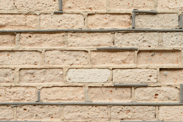Brick texture with scratches and cracks