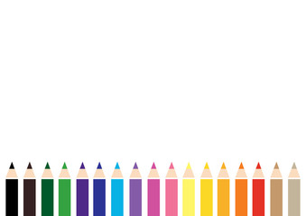 color pencil background vector