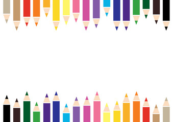 color pencil background vector