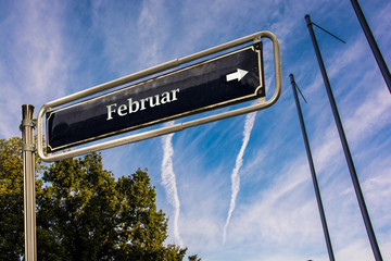 Schild 110 - Februar
