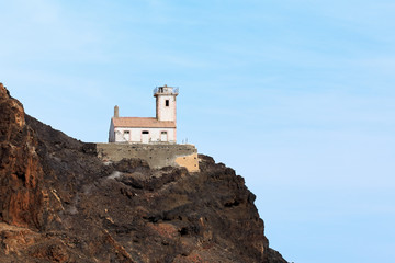 Old lighthouse on the slopes of the volcano © go2dim
