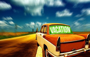 Plakat Vacation Concept