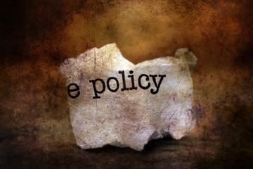 Policy trashgrunge  concept