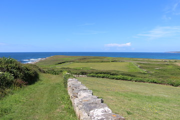 Fototapeta premium La côte de Penn An Enez à Esquibien
