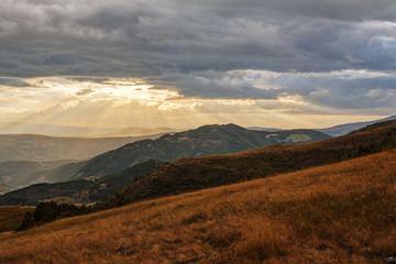 Obraz na płótnie Canvas Mountain landscape and panorama view
