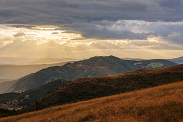 Mountain landscape and panorama view