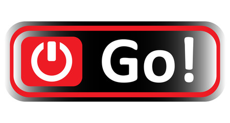 Long icon red black go on