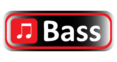 Long icon red black bass