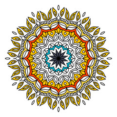 Color Mandala. Sample Background