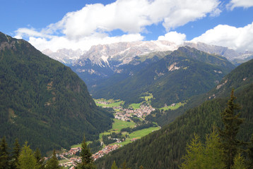 Naklejka na ściany i meble Alpen Gebirgslandschaft