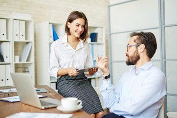 Obraz premium Working meeting