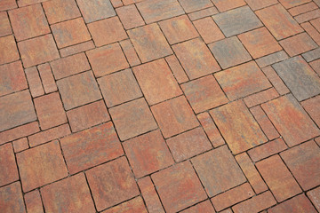 detail from a sidewalk surface