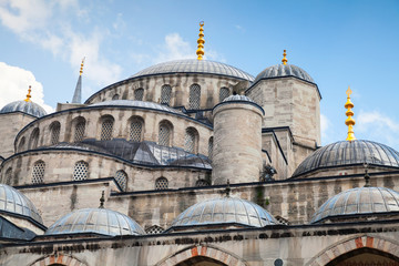 Fototapeta na wymiar Blue Mosque or Sultan Ahmed Mosque, Istanbul
