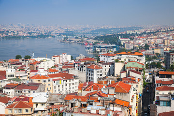 Istanbul, Turkey. Cityscape, Golden Horn river