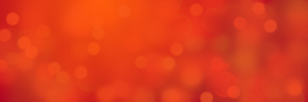 intense fierily bokeh effect banner