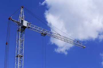 the construction crane
