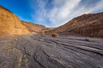 Landscape of Mosaic Canyon, Death Valley National Park, Stovepipe Wells Area